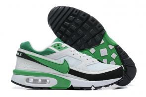 nike air max bw classic cuir vert blanc